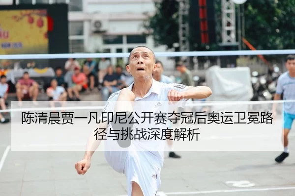 陈清晨贾一凡印尼公开赛夺冠后奥运卫冕路径与挑战深度解析