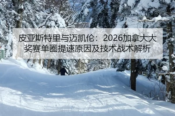 皮亚斯特里与迈凯伦：2026加拿大大奖赛单圈提速原因及技术战术解析